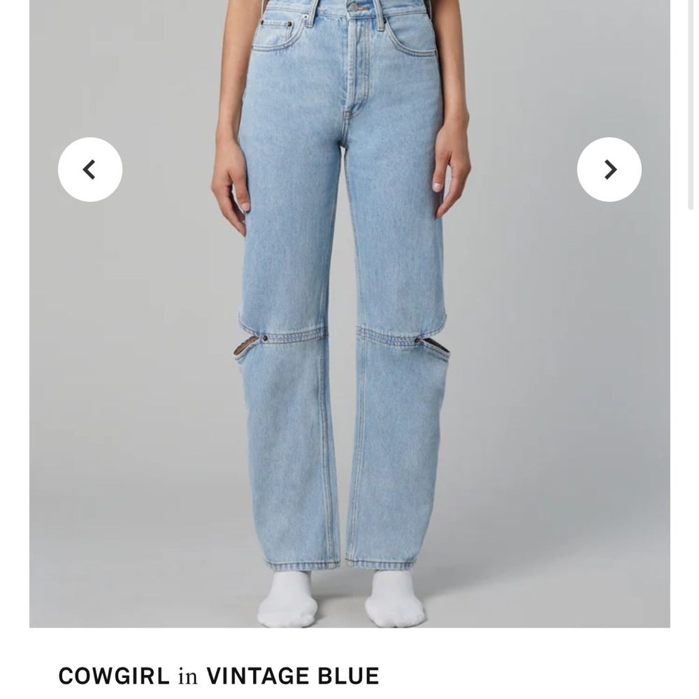 Still here New York cowboy jeans in vintage blue. Size 29